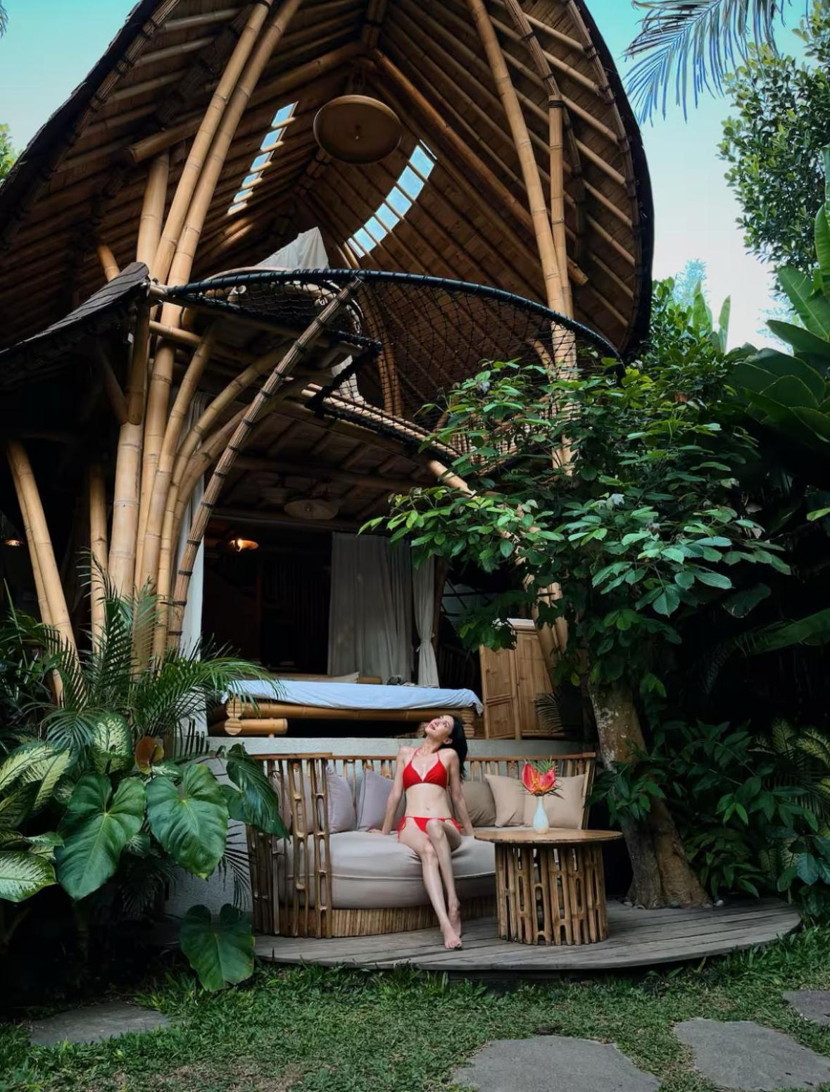 Wahem Eco Bamboo - Magical Bamboo House Ubud Bali别墅 外观 照片