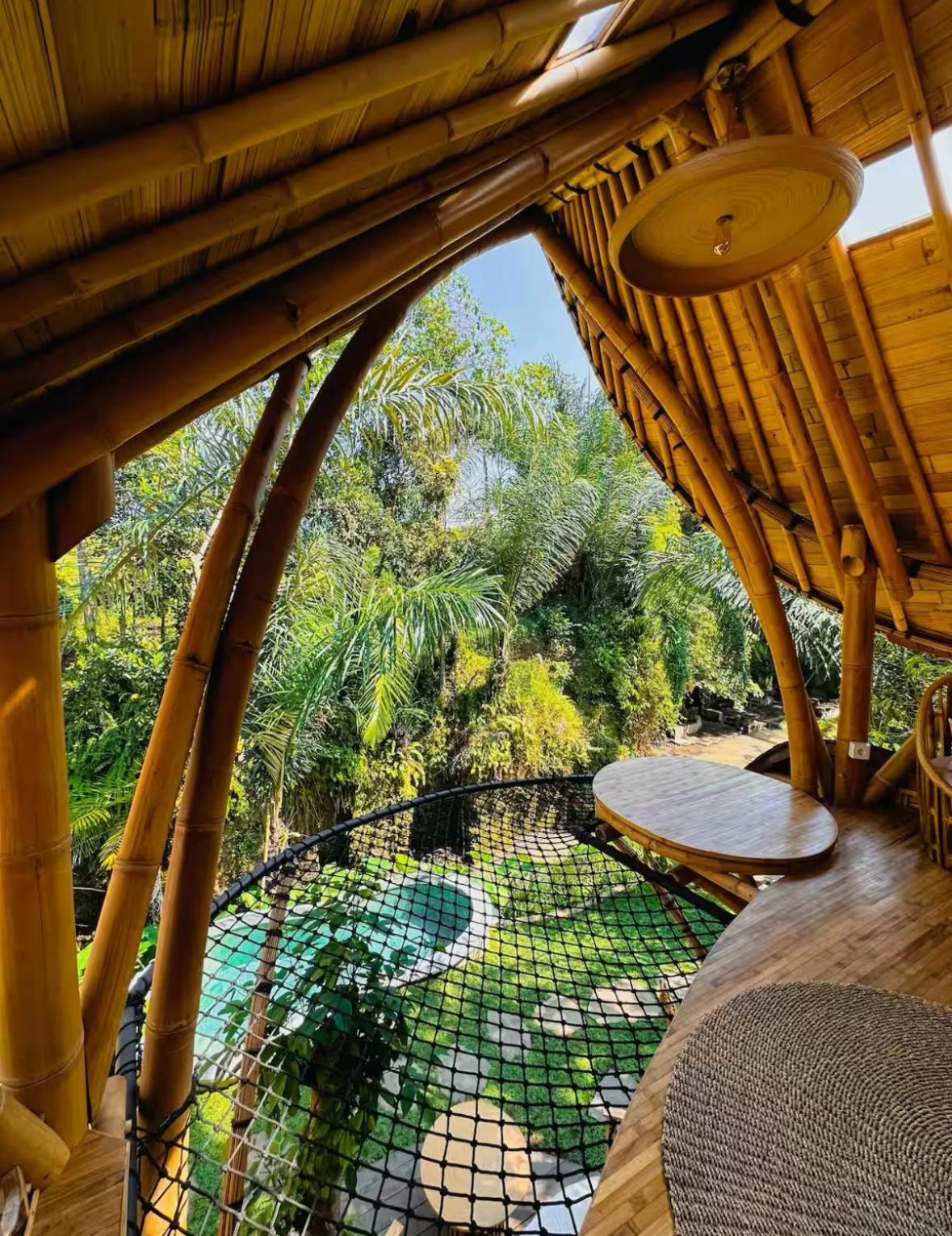 Wahem Eco Bamboo - Magical Bamboo House Ubud Bali别墅 外观 照片