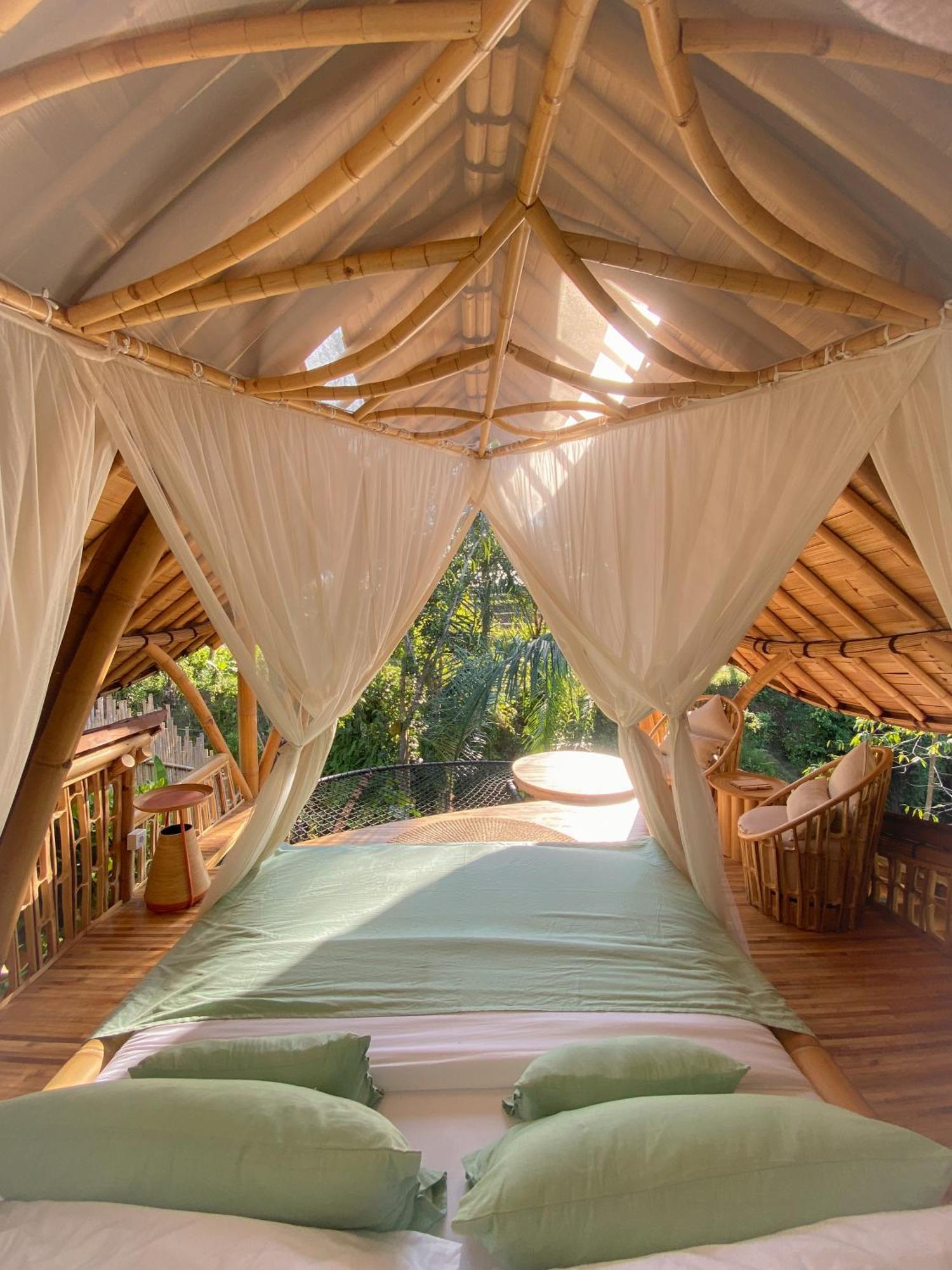 Wahem Eco Bamboo - Magical Bamboo House Ubud Bali别墅 外观 照片