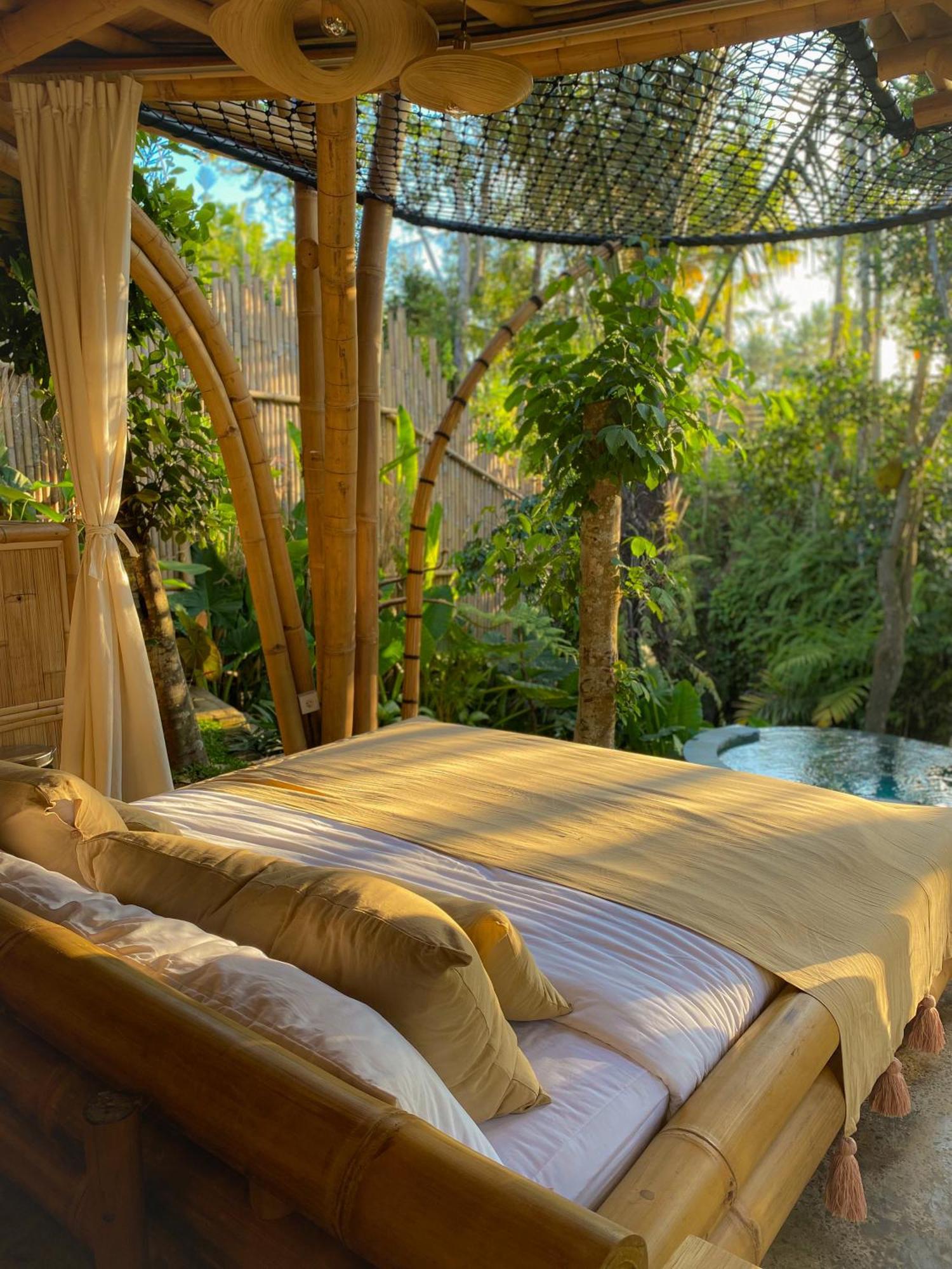 Wahem Eco Bamboo - Magical Bamboo House Ubud Bali别墅 外观 照片