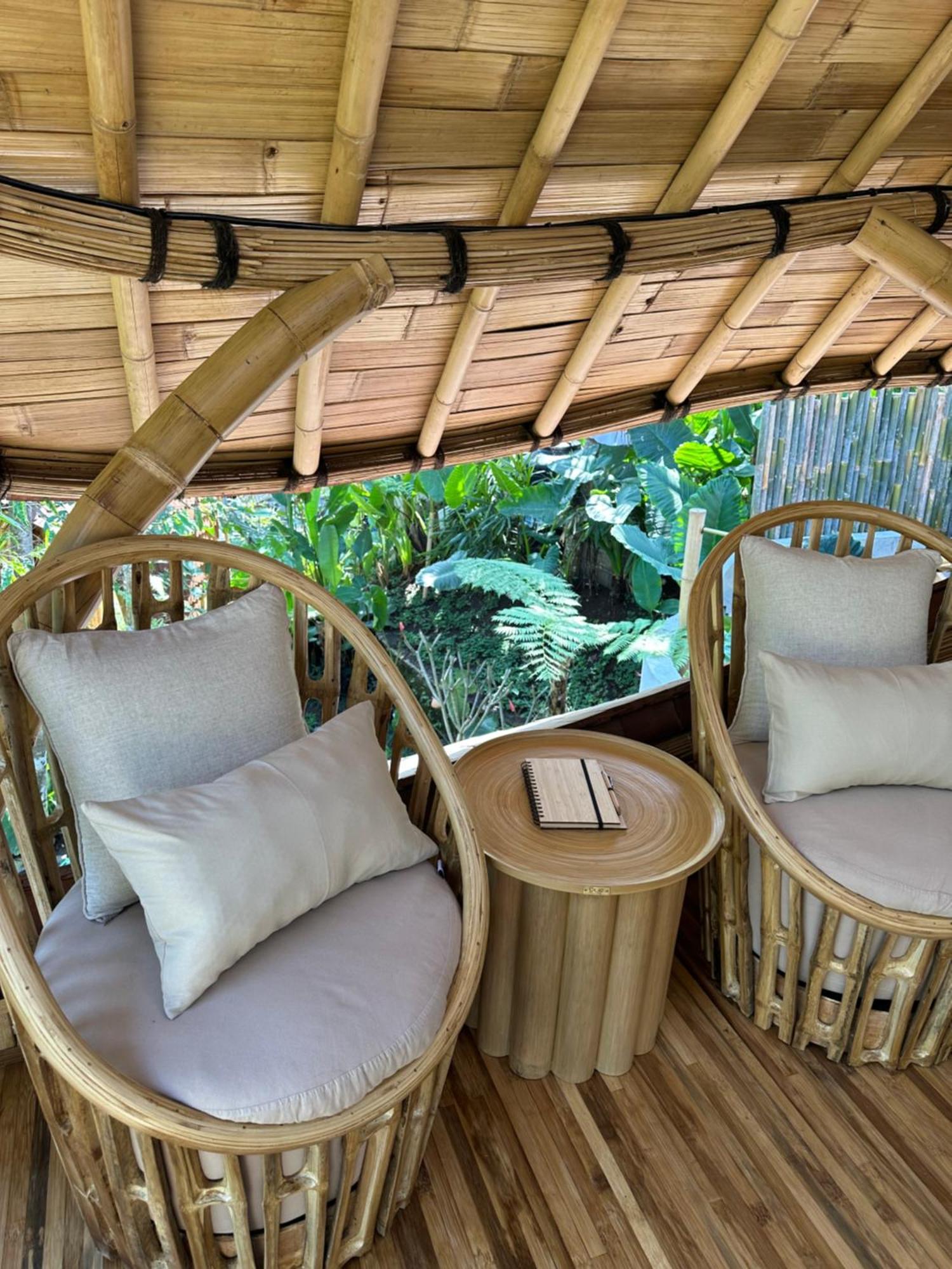 Wahem Eco Bamboo - Magical Bamboo House Ubud Bali别墅 外观 照片