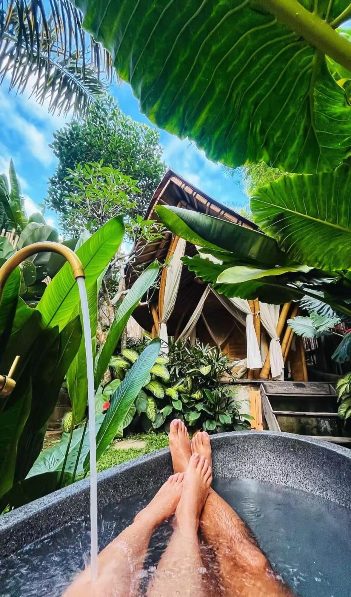 Wahem Eco Bamboo - Magical Bamboo House Ubud Bali别墅 外观 照片