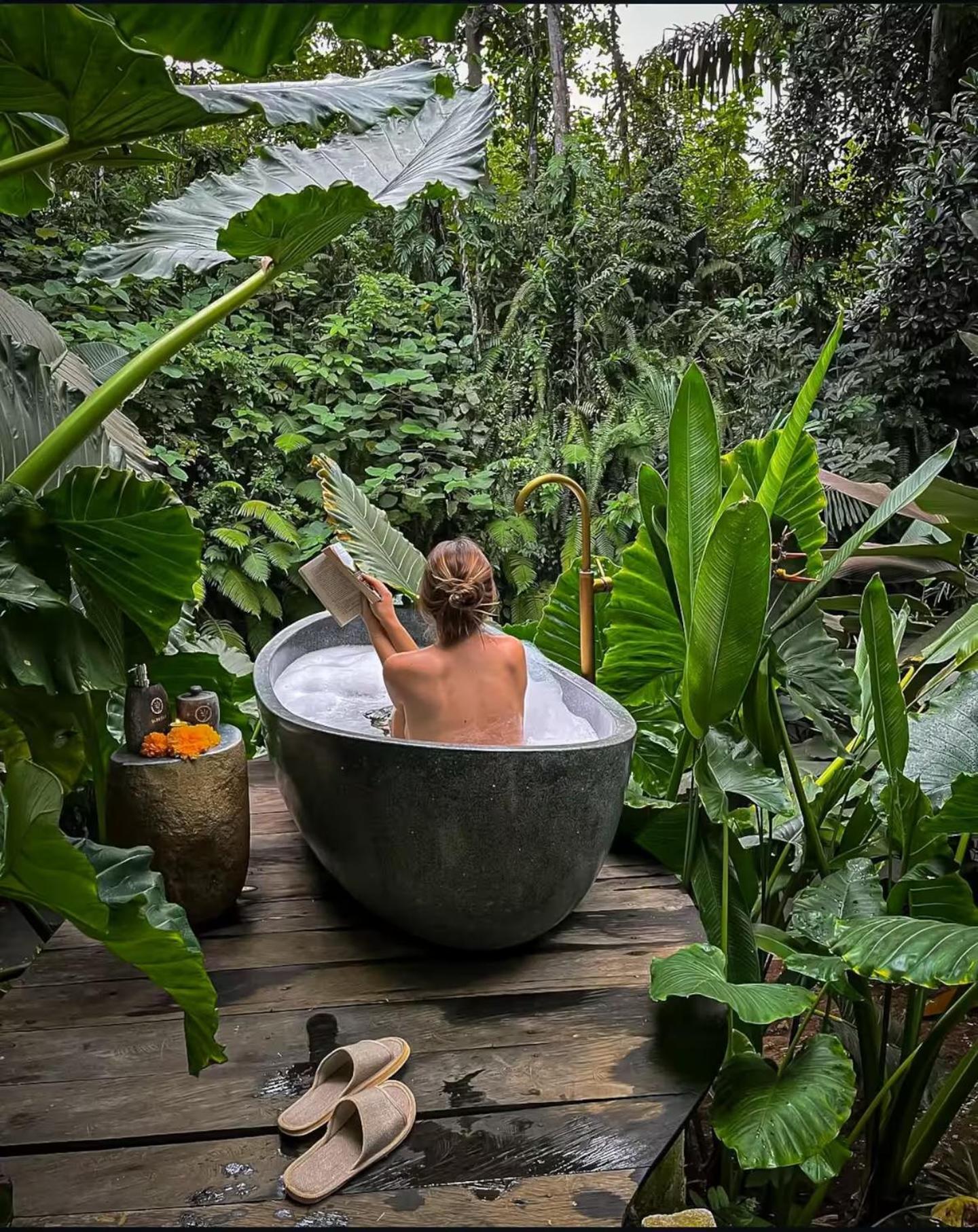 Wahem Eco Bamboo - Magical Bamboo House Ubud Bali别墅 外观 照片